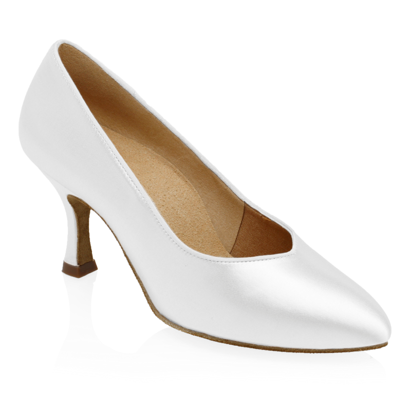 Ray Rose Ray Rose 964A Claudia Light Flesh or White Satin | Dance-Shoes-Online.com