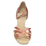 Ray Rose 860 Dark Tan Satin Dance Shoes