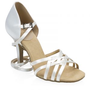 Ray Rose 860 White Satin Dance Shoes