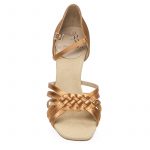 Ray Rose 869 Light Tan Satin Dance Shoes